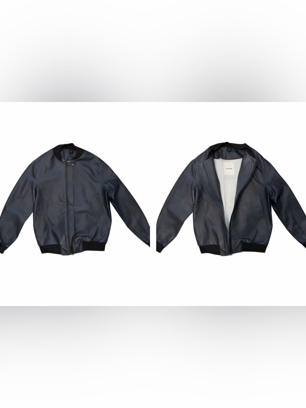 Stutterheim Navy Blue Bomber Jacket men or women